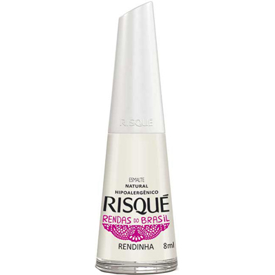 ESMALTE RISQUE CL 8ML NATURAL RENDA BR RENDINHA (144)