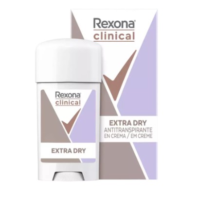 DES REXONA STICK 58G FEM CLINICAL EXTRA DRY (12)