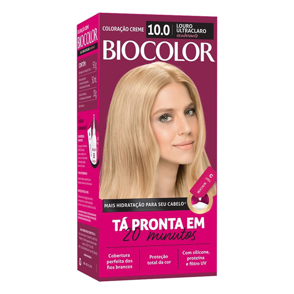 TINT BIOCOLOR 10.0 MK LOURO ULT CLARO 20MIN (12)