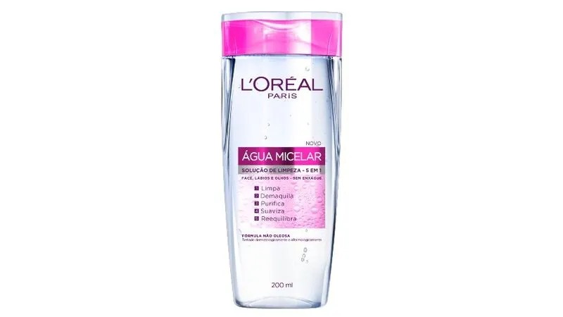 AGUA MICELAR LOREAL 200ML SOLUCAO LIMPEZA  (6)