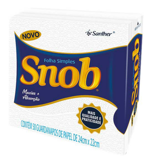 GUARDANAPO SNOB 050FL 24X22 PEQUENO (80)