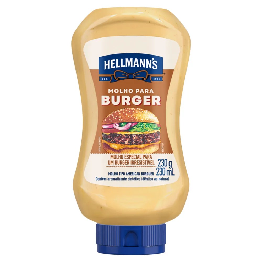 MOLHO ESPECIAL HELLMANNS 230G AMERICAN BURGUER (24)