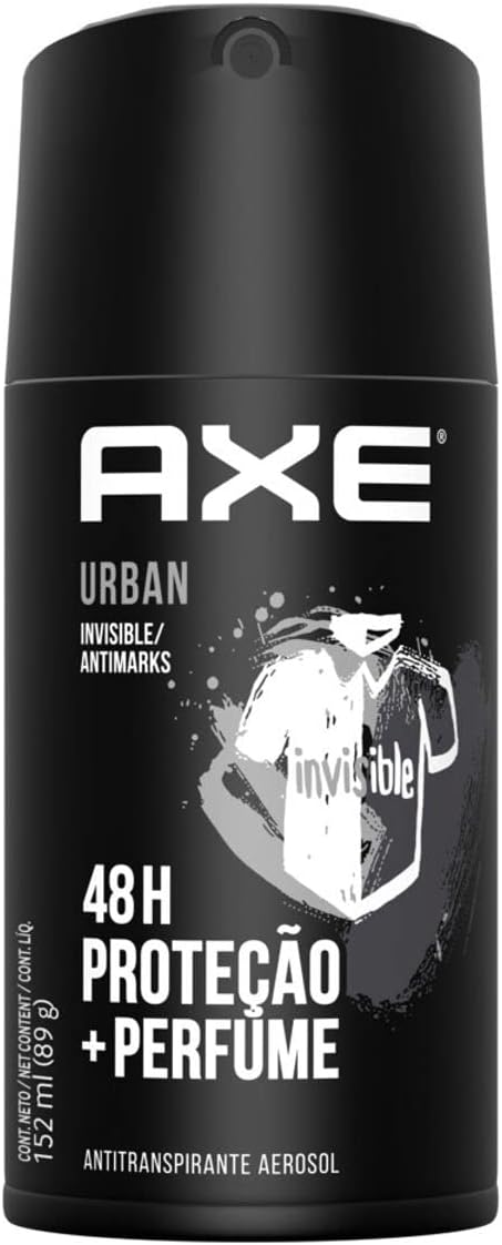DESODORANTE AXE AEROSSOL 150ML/89G MASCULINO URBAN  (12)