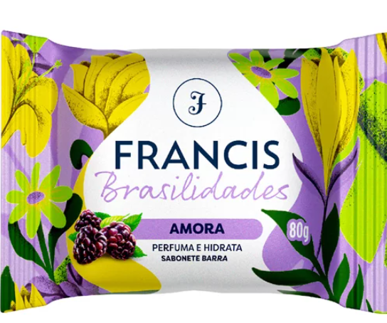 SABONETE FRANCIS BRASILIDADES 80G AMORA (108)