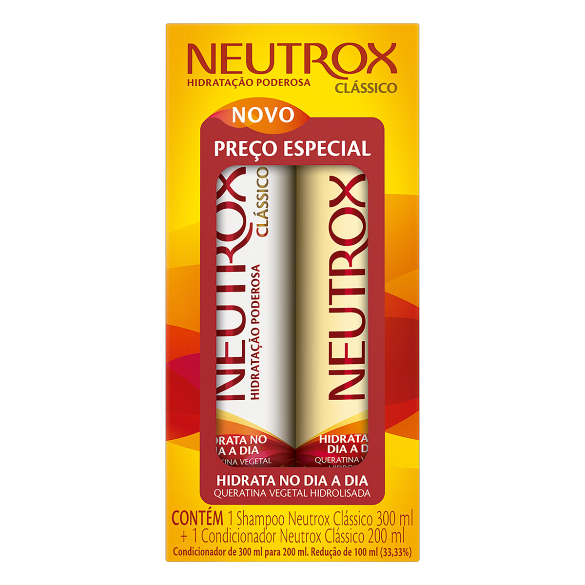 KIT SH 300ML+COND 200ML NEUTROX CLASSICO (12)