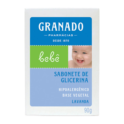 SABONETE GRANADO 90GR GLICERINADO BEBE LAVAND (72)