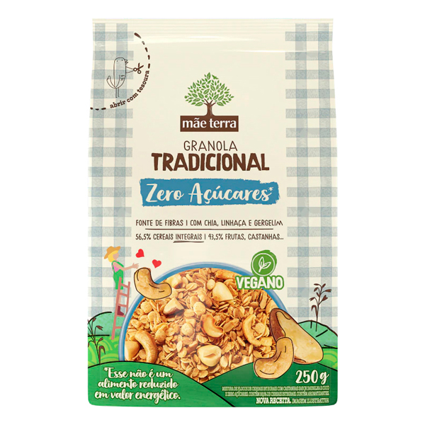 GRANOLA MAE TERRA 250G ZERO ACUCARES (14)