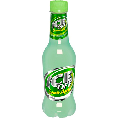BEB ICE OFF 275ML PET GREEN APPLE (12)
