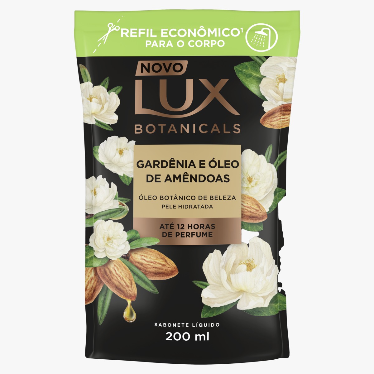 SAB LUX LIQ 200ML REFIL GARDENIA E OLEO AMENDOLA (12)