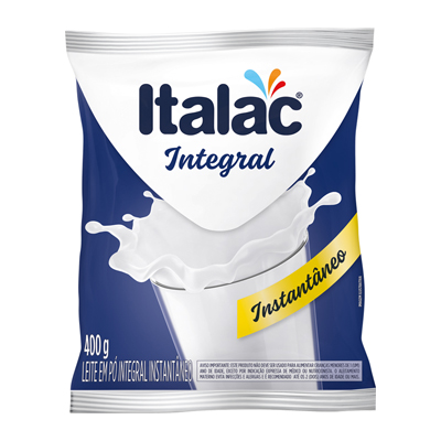 LEITE PO INTEGRAL INSTANTANEO ITALAC SACHE 400GR (25)
