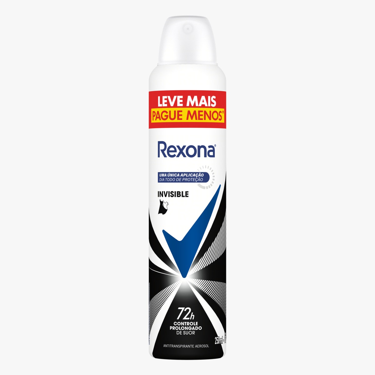 DES REXONA AERO 250ML/145G FEM INVISIBLE (12)