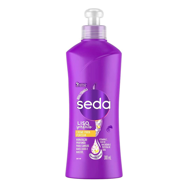 CREME PENTEAR SEDA 300ML LISO PERFEITO (12)