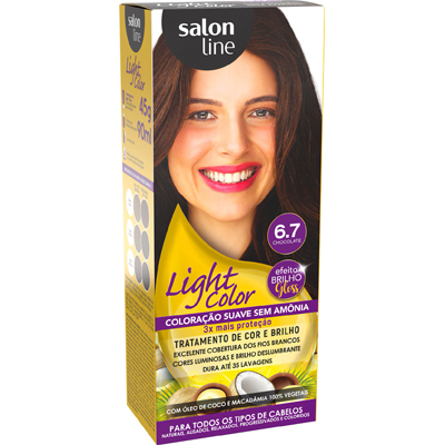 TINT SALON LINE LIGHT COLOR  6.7 CHOCOLATE (6)