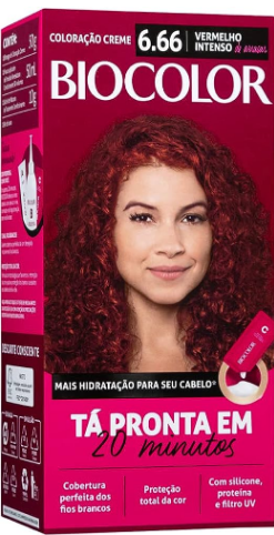 TINT BIOCOLOR 6.66 MK VERMELHO INTENSO 20MIN (12)