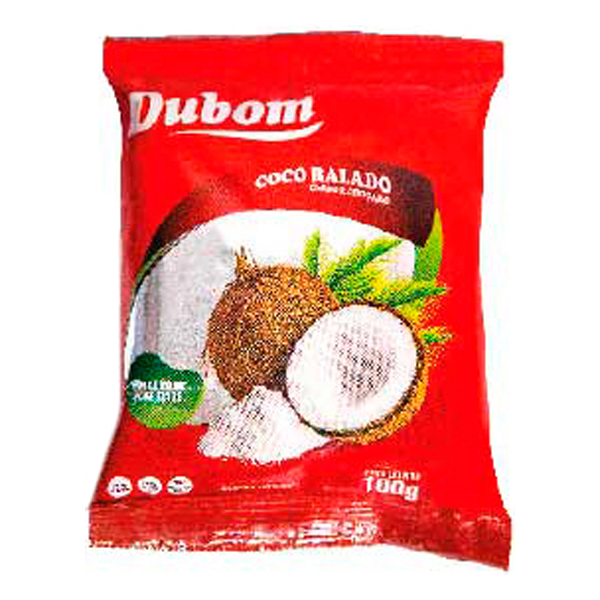 COCO RALADO DUBOM 100G UMIDO ADOCADO (24)