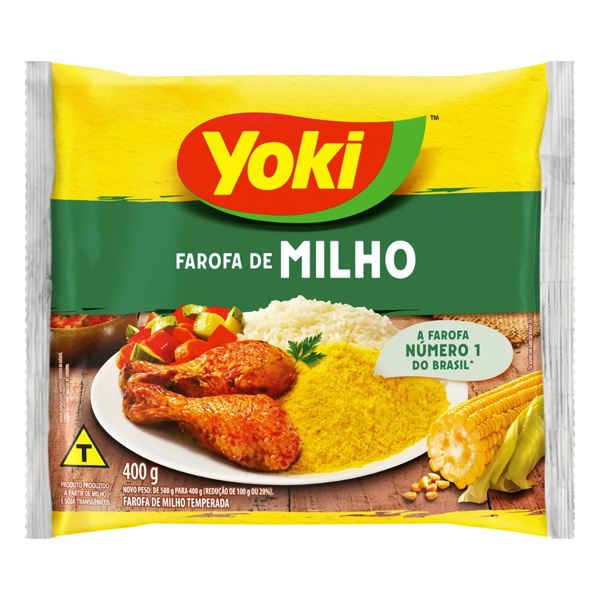 FAROFA MILHO YOKI TEMPERADA 400G (12)