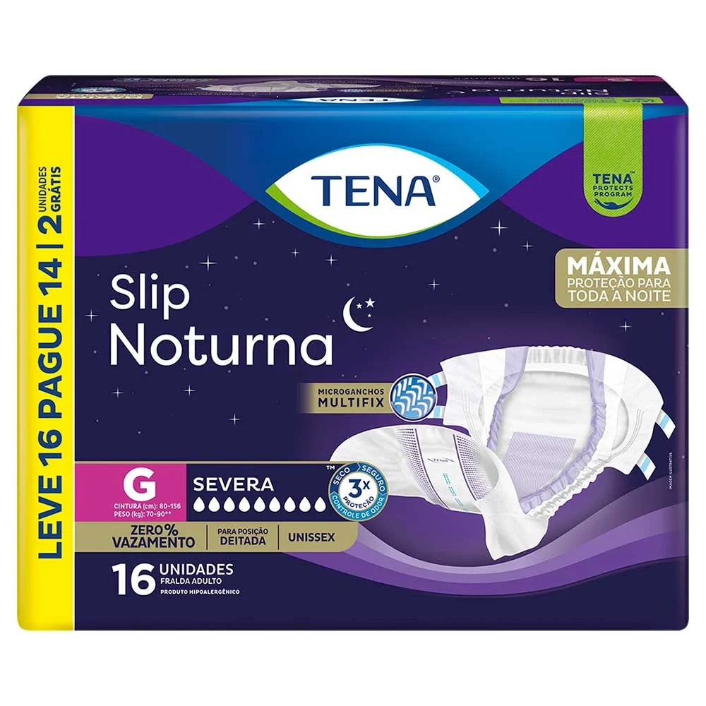 FR TENA SLIP NOTURNA G LV16 PG14 UN(4)