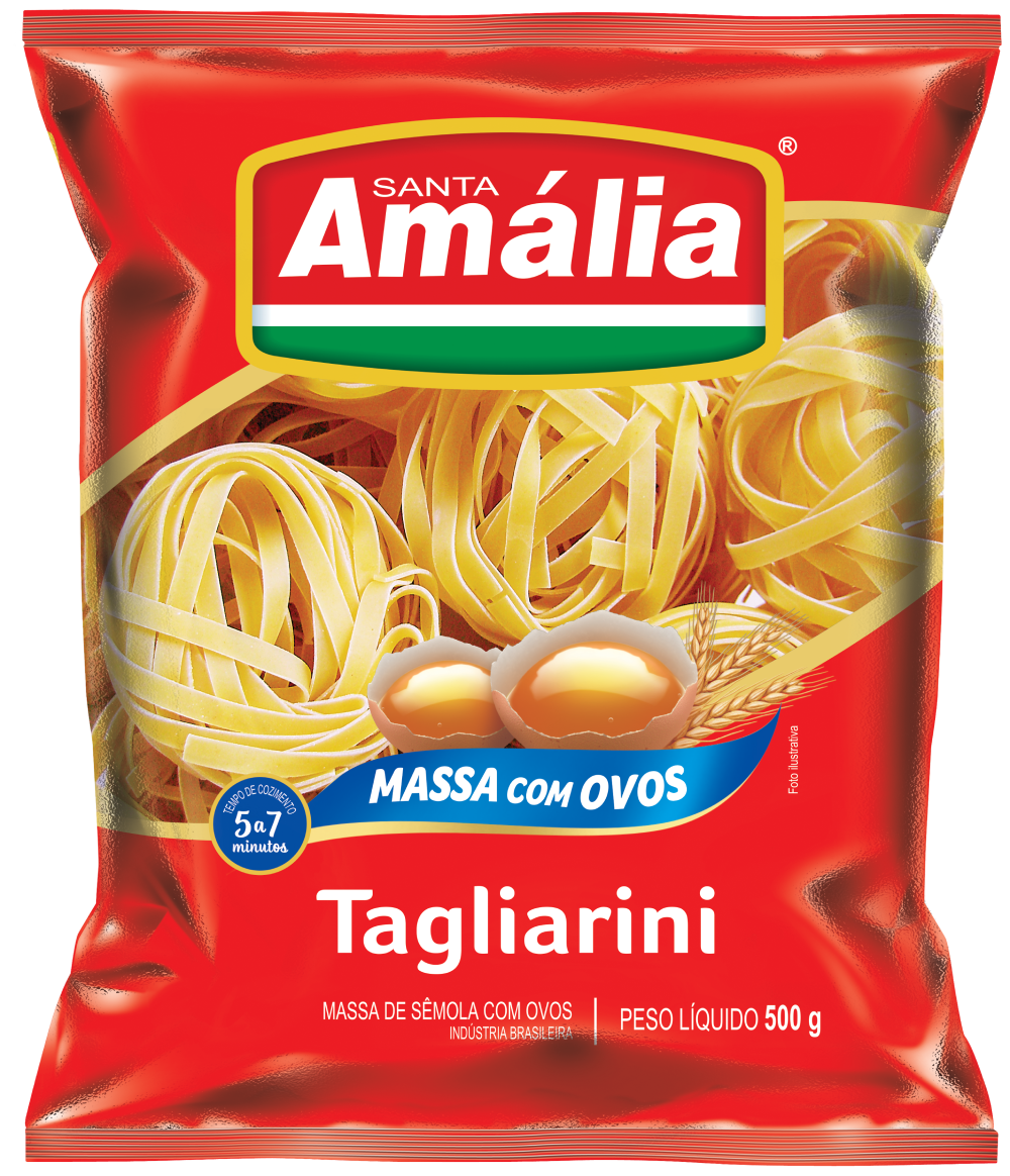 MACARRÃO NINHO TAGLIARINI Nº 01 OVOS STA AMÁLIA 500GX20