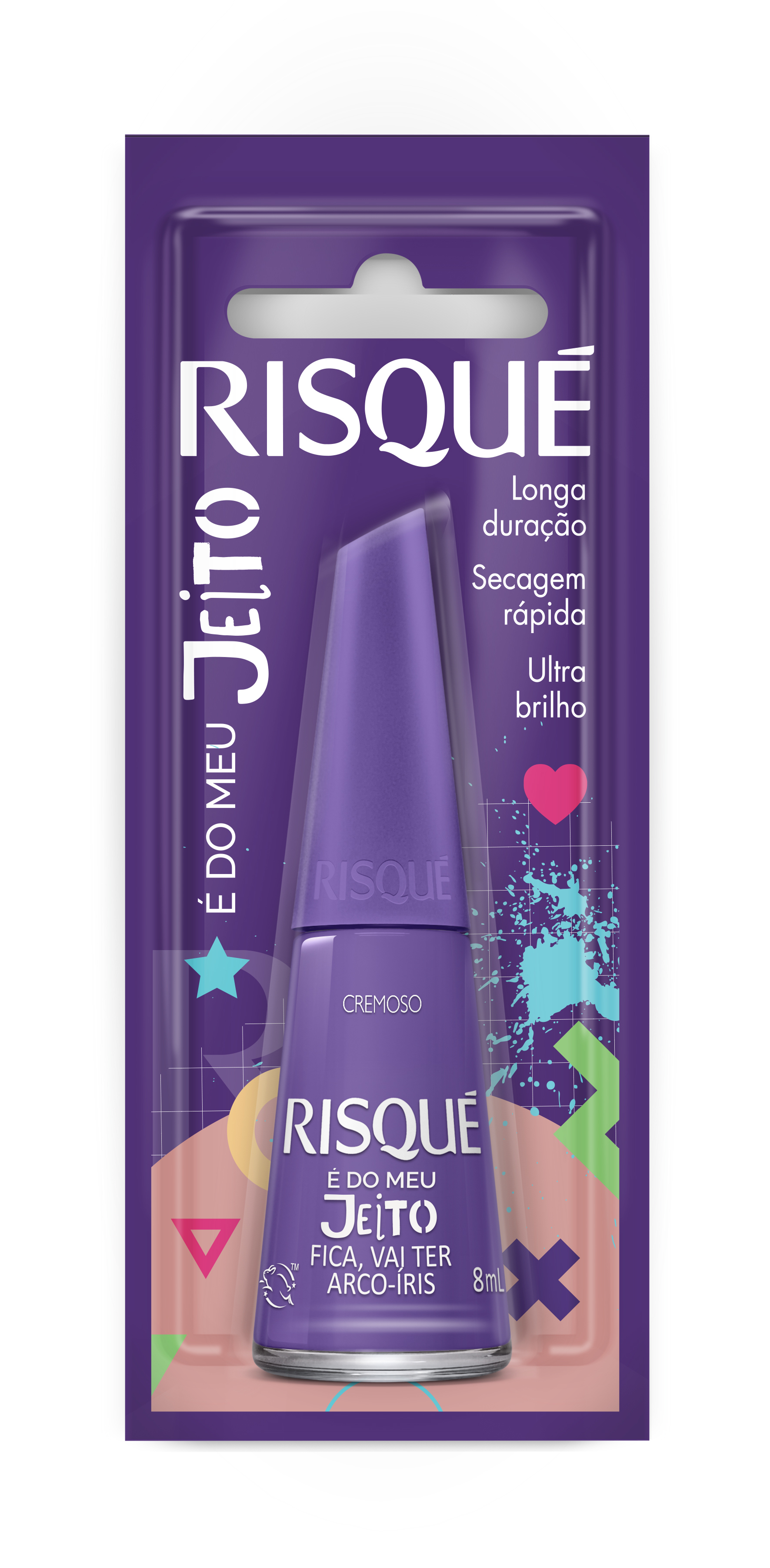 ESM RISQUE BL 8ML CREM MEU JEITO VAI TER ARCO IRS (144)