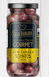 AZEITONA PRETA GRAN ROMANO 200G VD GOURMET C/CAROCO (12)
