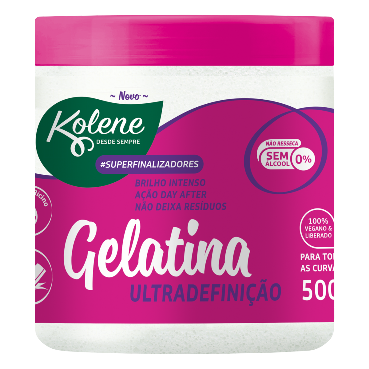 GELATINA KOLENE 0500G SUPERFIN ROSA (12)