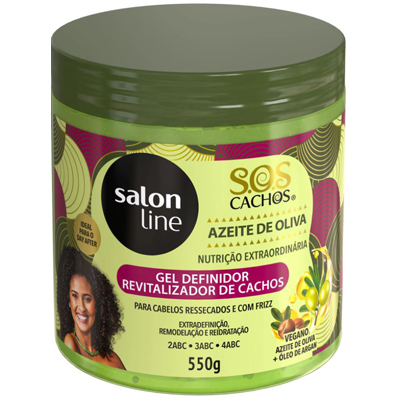GEL SALON LINE 550G CACHOS SOS AZEITE OLIVA (6)