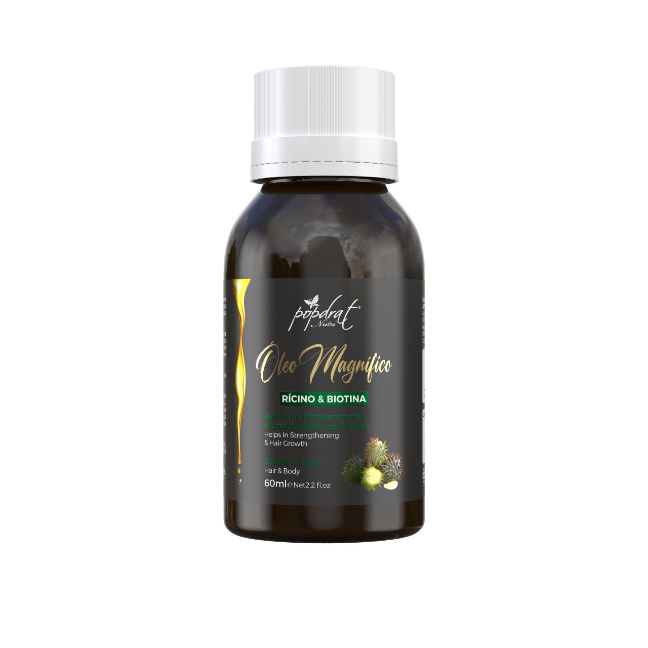 OLEO POPDRAT 60ML MAGNIFICO RICINO BIOTINA (12)