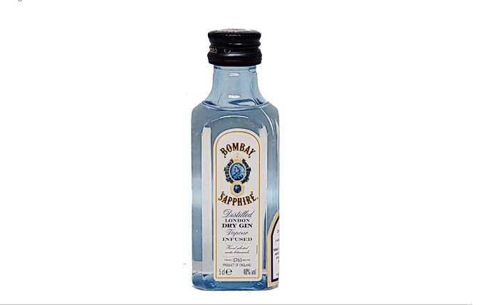 BEB GIN SAPPHIRE BOMBAY IMP 050ML LONDON DRY (120)