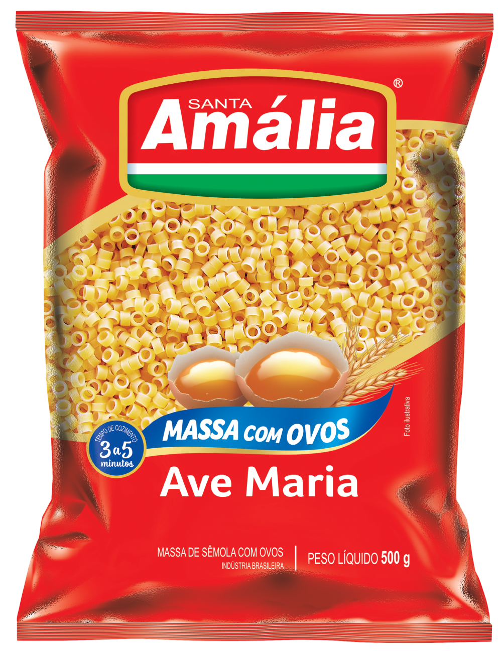 MACARRÃO AVE MARIA OVOS STA AMÁLIA 500GX20