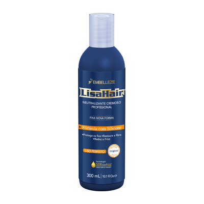 NEUTRALIZANTE LISAHAIR 300ML CREMOSO (12)