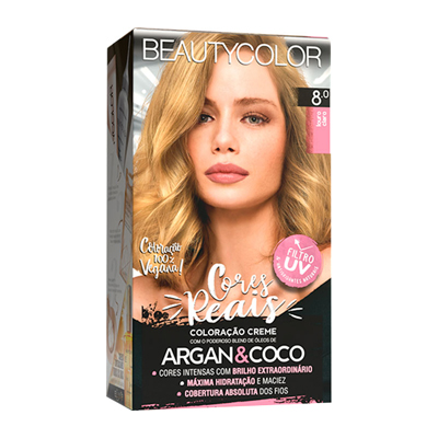 TINT BEAUTY COLOR 8.0 LOURO CLARO KIT (12)
