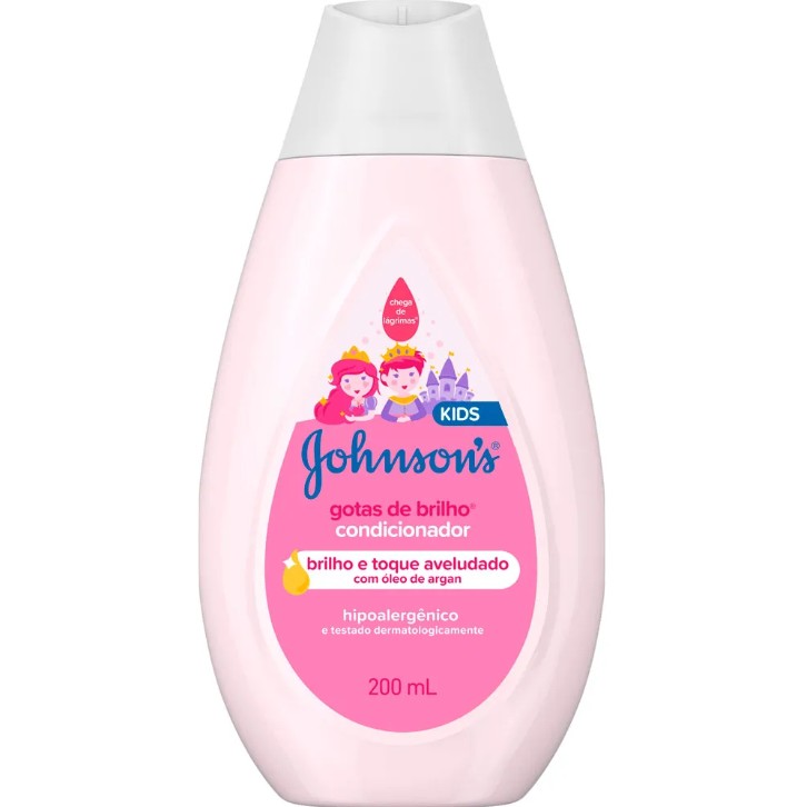 COND JOHNSON BABY 200ML GOTAS BRILHO (12)