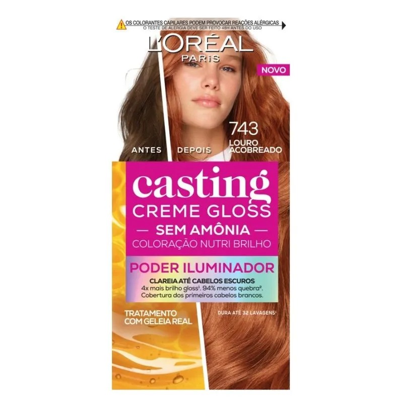 TINTURA CASTING CREME GLOSS 743 LOURO ACOBREDO (6)