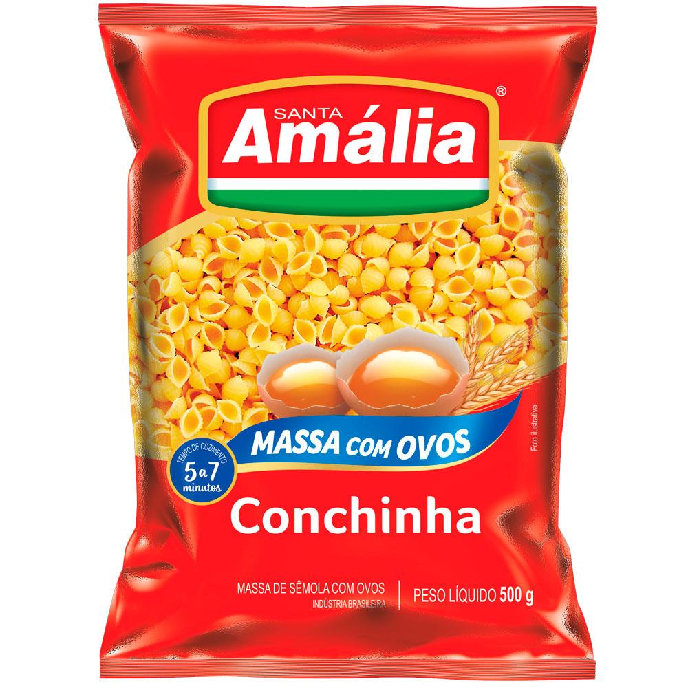 MACARRÃO CONCHINHA OVOS STA AMÁLIA 500GX20