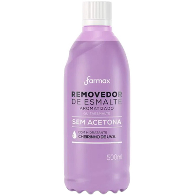 REMOVEDOR ACETONA FARMAX 500ML UVA (12)