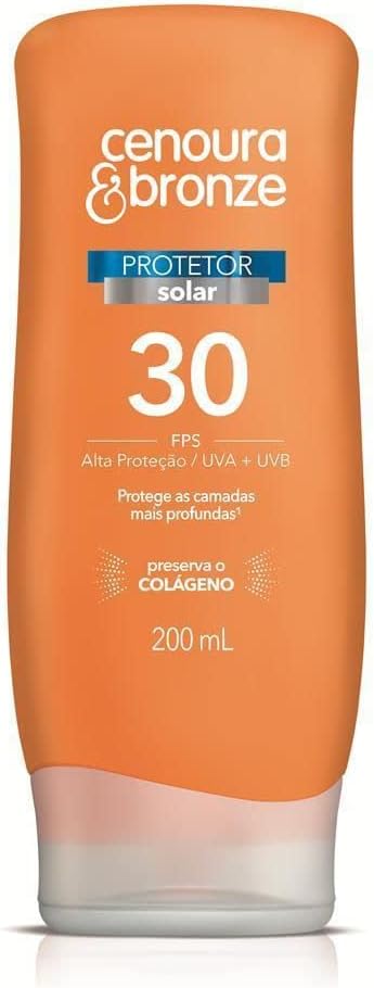 PROT SOLAR CENOURA E BRONZE 200ML 30FPS (12)