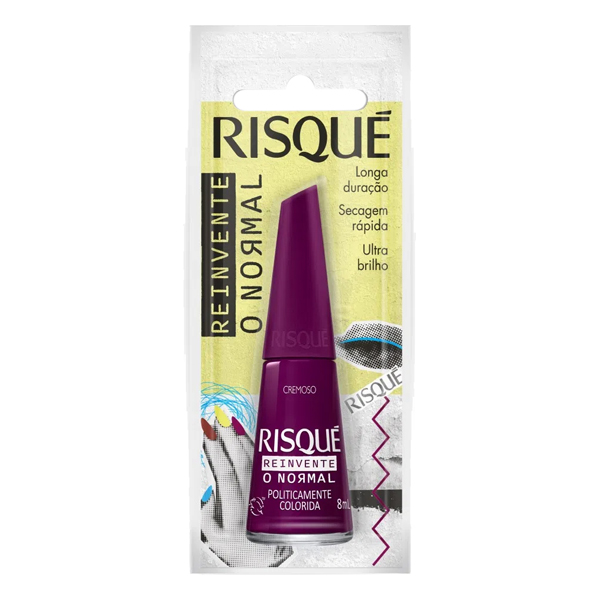 ESM RISQUE BL 8ML REINVENTE CREM POLIT COLORIDA (144)