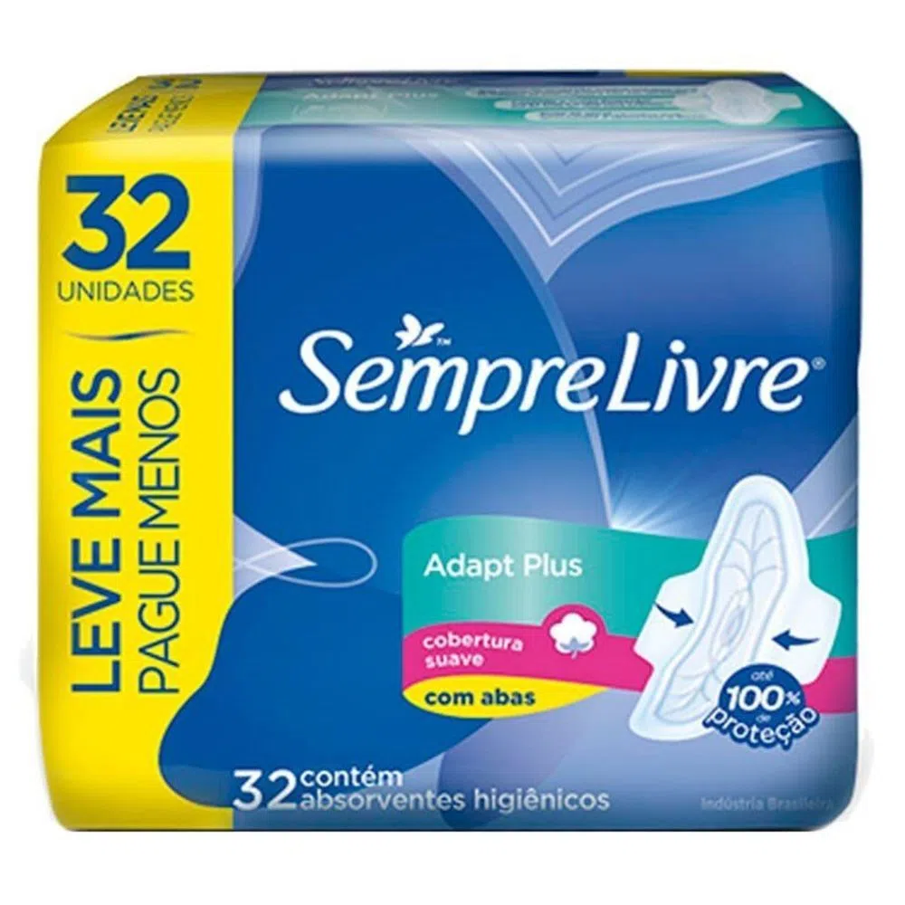 ABS S LIVRE ADAPT 32UN PLUS ULTRA SUAVE C/ABAS L+P- (12)