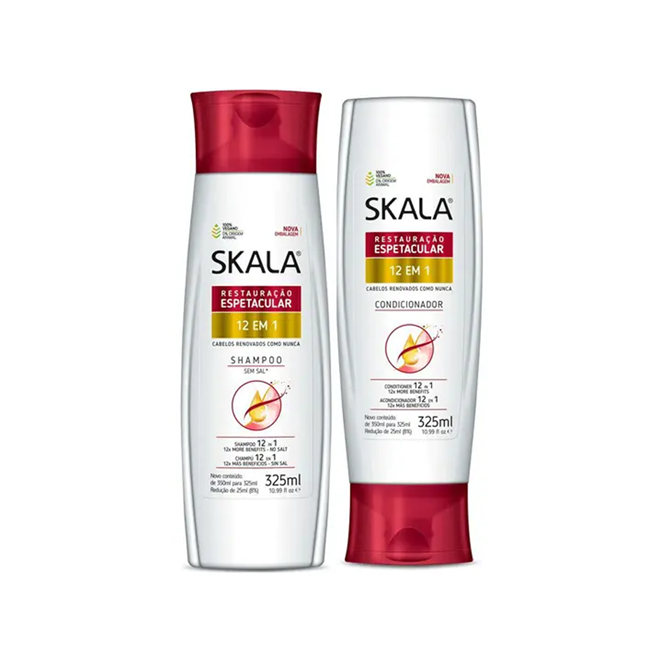 KIT SKALA SHAMPOO+CONDICIONADOR 325ML 12X1 (6)