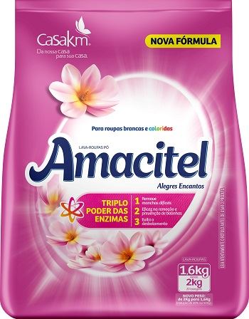 DETERGENTE PO  AMACITEL SACHE   1,6KG ALEGRES ENCANTOS (7)