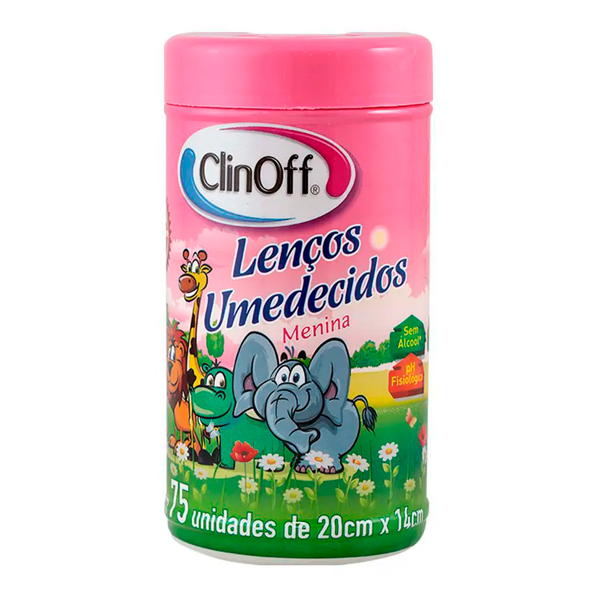 LENCO UMEDECIDO CLIN OFF POTE 075UN ROSA (24)