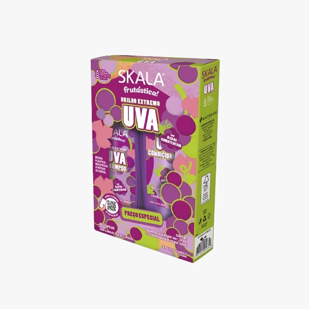 KIT SKALA SH+COND 325ML UVA (6)