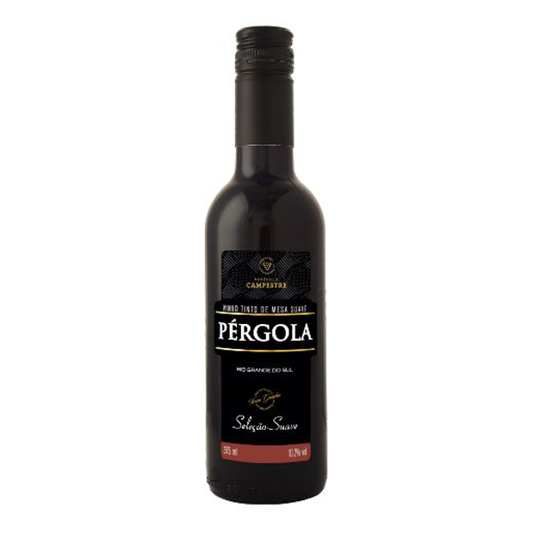 BEB VINHO PERGOLA 375ML TINTO SUAVE (12)