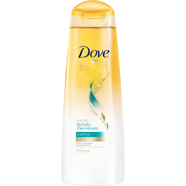SHAMPOO DOVE 200ML NUTR OLEO MICELAR (12)