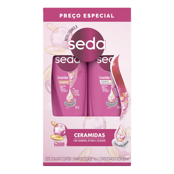 KIT SH+COND SEDA 325ML CERAMIDAS (15)