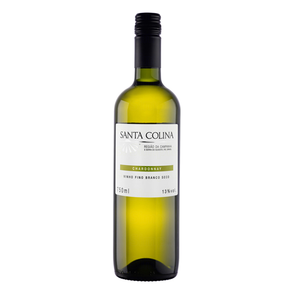 BEB VINHO SANTA COLINA 750ML SECO BRANCO CHARDONNAY (6)