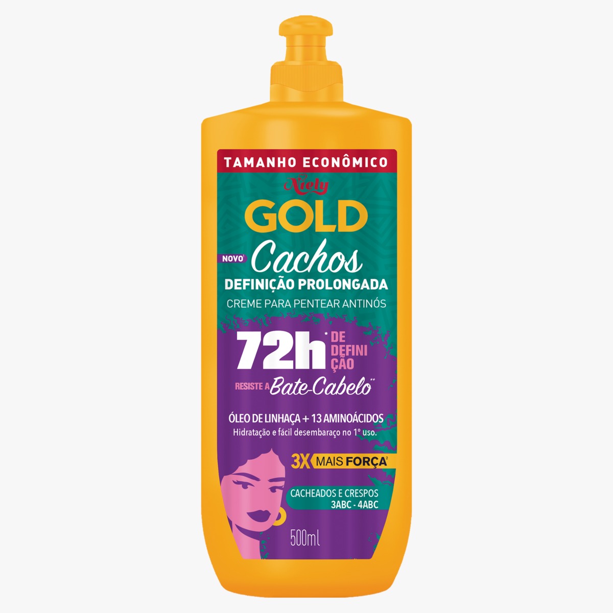 CREME PENTEAR NIELY GOLD 500ML DEF PROLONGADA (12)