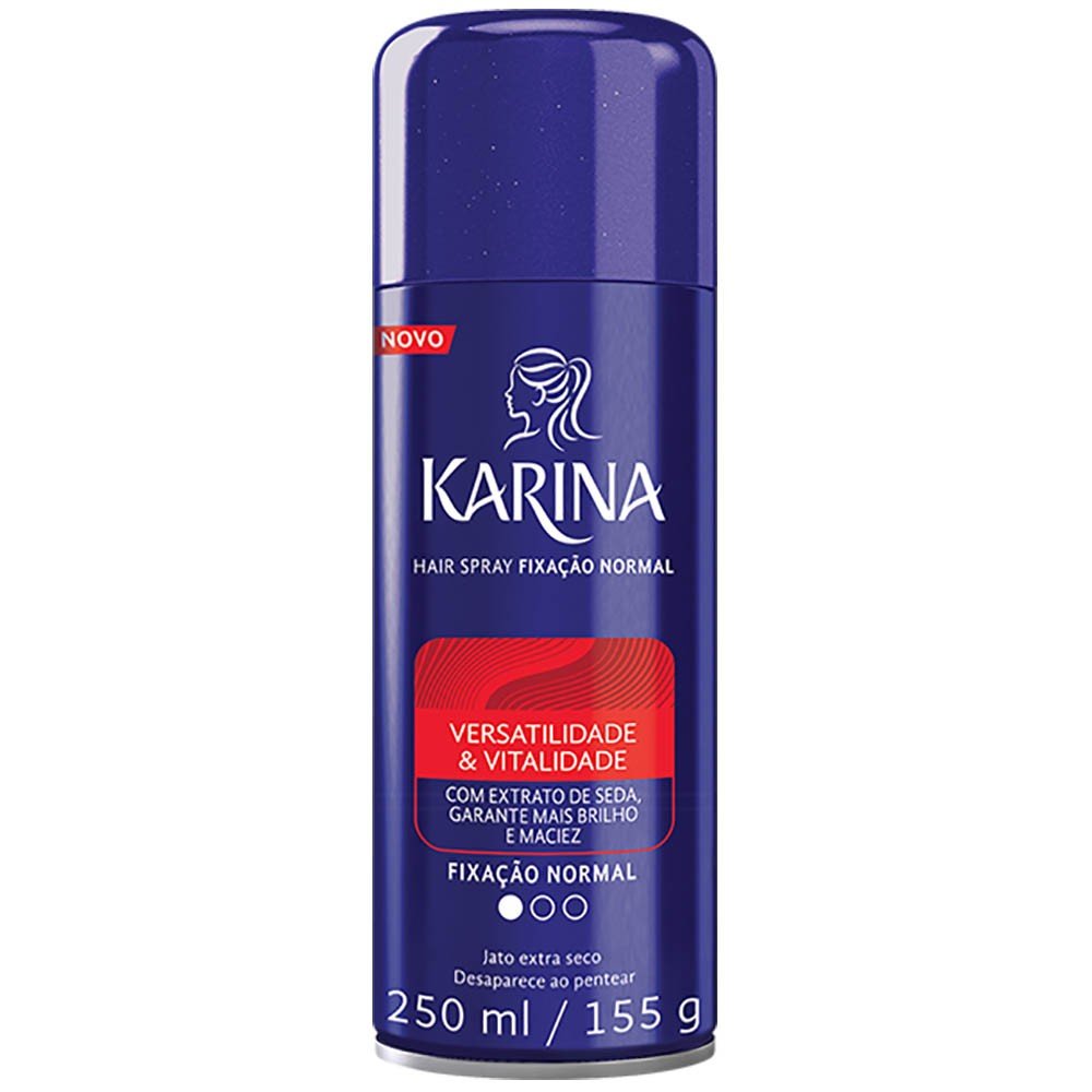 HAIR SPRAY KARINA 250ML FIX NORMAL (12)