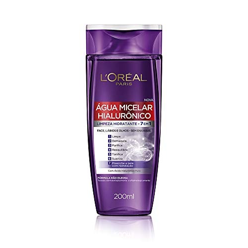 AGUA MICELAR LOREAL 200ML ACIDO HIALURONICO  (6)