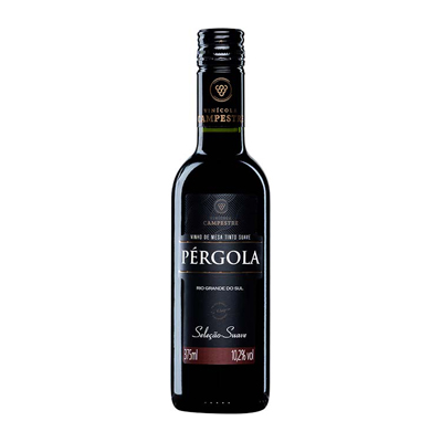 BEB VINHO PERGOLA LT 355ML TINTO SUAVE (12)